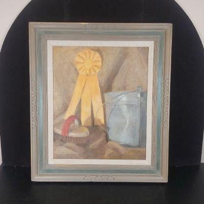 Yellow Ribbon Oil Painting