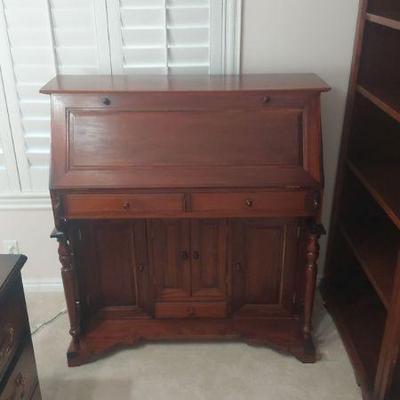 Vintage Drop Front Desk
