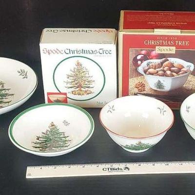 Spode Christmas Tree Bowls 6 2 In Boxes