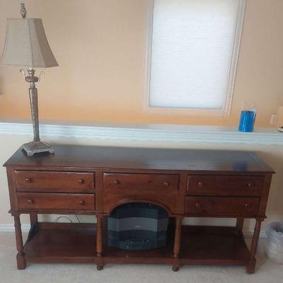 American Of Martinsville Large Solid Wood Buffet