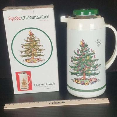 Spode Christmas Tree Thermal Carafe In Box