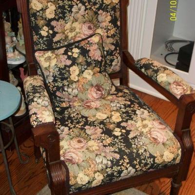 Victorian Floral Chair