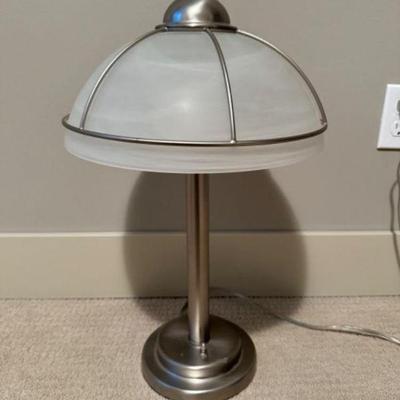 High-Quality Unique Mushroom-Shaped Table Lamp w/ White Shade	