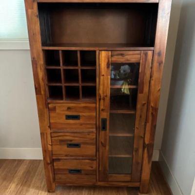 Jofran Coolidge Conner Wine Pantry w/ 3 Drawers	