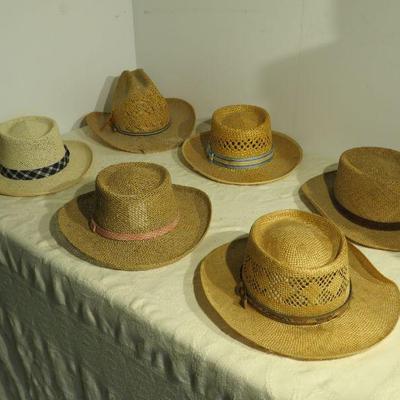Western straw hat collection
