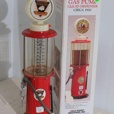 imitation gas pump beverage dispenser