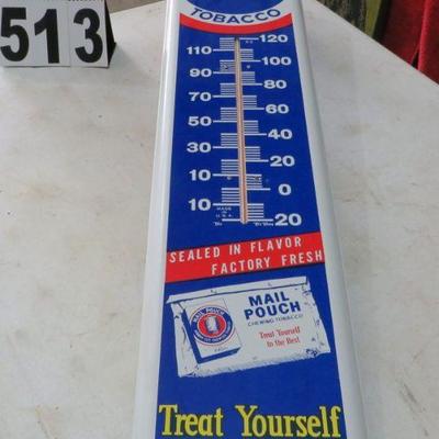 Mai Pouch advertising thermometer