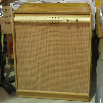vintage console record player
