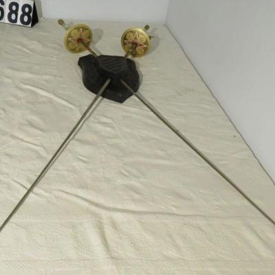 Spanish fencing sword set