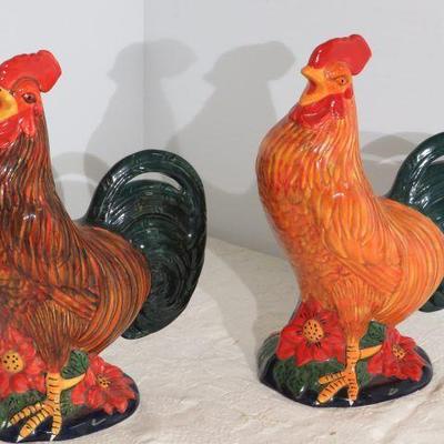 ceramic chickens