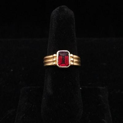 14k and garnet