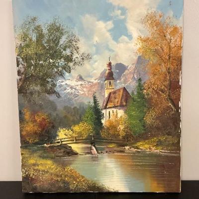 Vintage German Painting