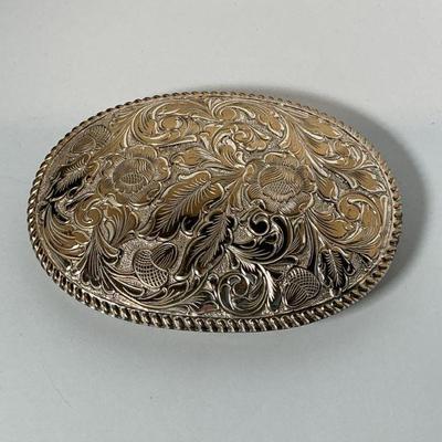 Silver Belt Buckle