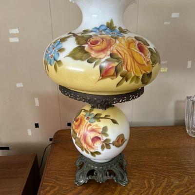 antique hurricane lamp