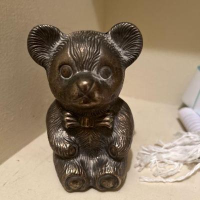 vintage bear piggy  bank