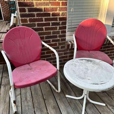 Vintage Patio Chairs 