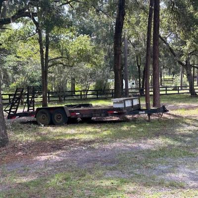 1996 Hopper Tandem Trailer, 20’, $3,500, available for presale by appointment.