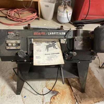 Lot 12 | Sears/Craftsman 5X8in Band Saw with Manual
