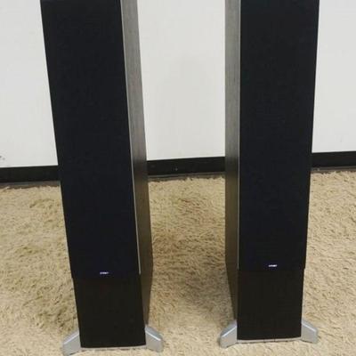 1246	ENERGY SPEAKERS CONNOISSEOR SERIES C-9 FLOOR STAND, APPROXIMATELY 8 IN X 19 IN X 42 IN HIGH
