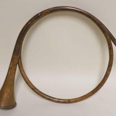 1092	COPPER AND BRASS HUNTERS HORN, APPROXIMATELY 18 IN
