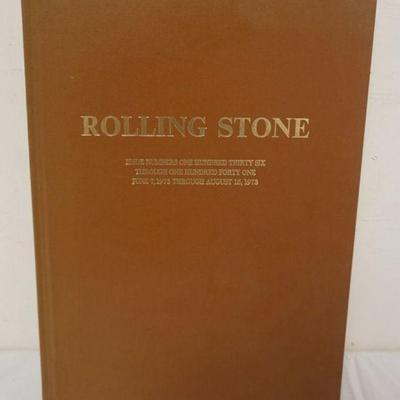 1244	BOUND ROLLING STONE MAGAZINES 1136-141, JUNE 7 1973 - AUG 11 1973
