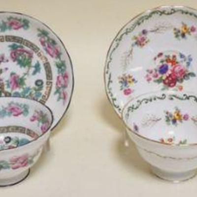 1034	COPELAND GROSVENOR CUPS & SAUCERS, ASSORTED GROUP
