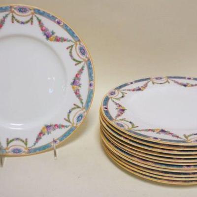 1036	ROYAL WORCESTER DINNER PLATES, 12-10 1/2 IN
