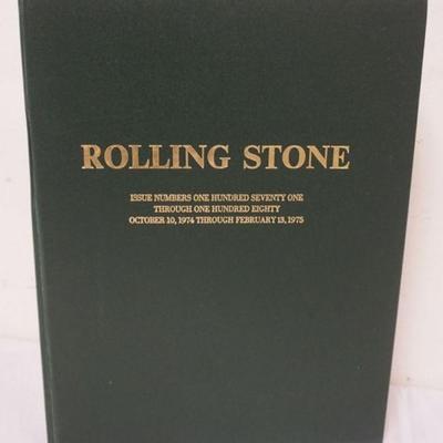 1239	BOUND ROLLING STONE MAGAZINES 171-180, OCT 10 1974 - FEB 13 1975
