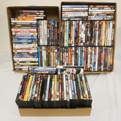1258	GROUP OF 158 ASSORTED DVD MOVIES
