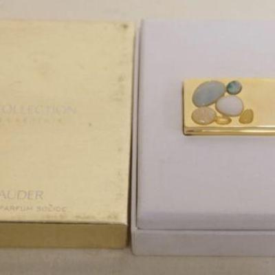 1193	ESTEE LAUDER PRIVATE COLLECTION TUBEROSE GARDENIA SOLID PERFUME/COMPACT UNUSED
