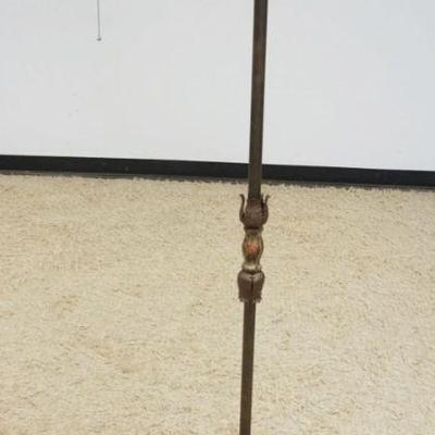 1160	ANTIQUE FLOOR LAMP WITH ORNATE PORCELAIN BASE, APPROXIMATELY 58 IN H
