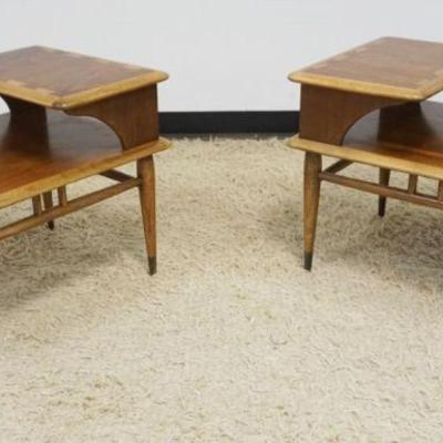 1118	LANE MID CENTURY MODERN LAMP/END TABLES, EACH APPROXIMATELY 21 IN X 28 IN X 21 IN H
