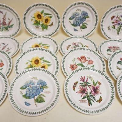 1003	PORTMEIRION BOTANIC GARDEN CHINA, 16-10 1/2 IN PLATES
