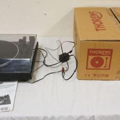 1249	THORENS TD 190-1 TURNTABLE, 33-45-78
