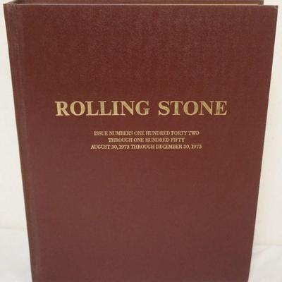 1233	BOUND ROLLING STONE MAGAZINES 142-150, AUGUST 30 1973 - DEC 20 1973
