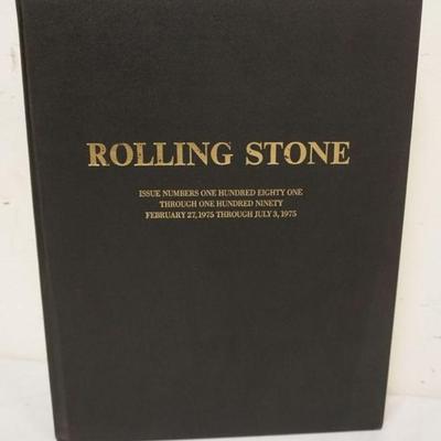 1235	BOUND ROLLING STONE MAGAZINES 181-190, FEB 27 1975 - JULY 3 1975
