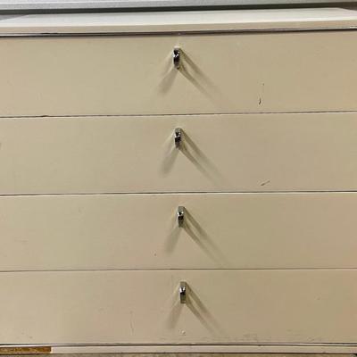 John Stuart MCM Laminate 4 Drawer Dresser (As Is)