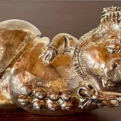 Vintage Hand Signed Limited Edition Pig - Mark Nar 5 Of 990 - Total Weight 365 Grams (not Solid Silver) 