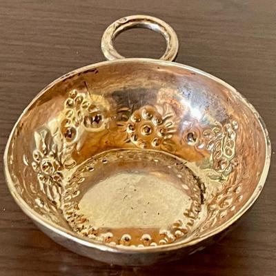 Antique Paris France Wine Taster Tastevin - Total Weight  92 Grams 