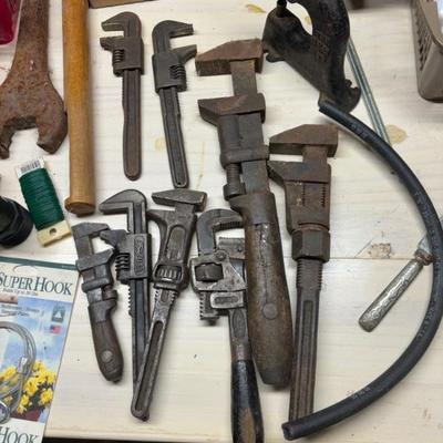 vintage pipe wrenches