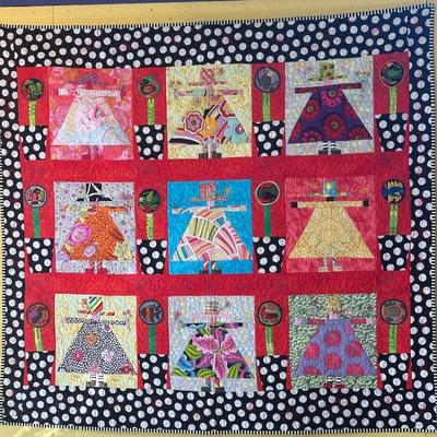 Signed Freddy Moran quilt