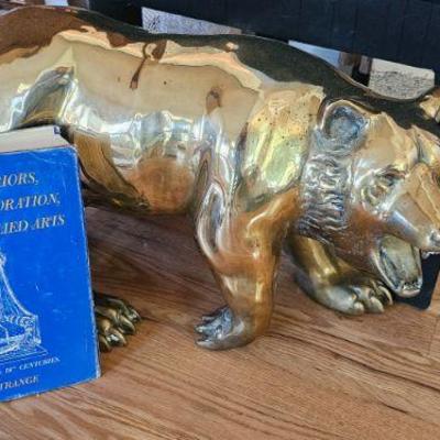 Large Brass Bear Paid 1,000.00 Recently one sold for 1,650.00. It will be lower 