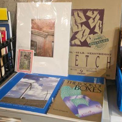 This is many sketch books of Janes ideas etc. Some work framable.