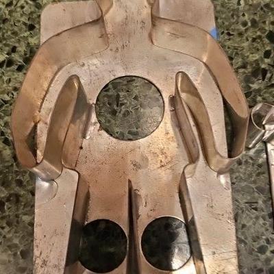 The Keeper of the cookie Cutters! In Garage there is nearly 2 tables of cookies cutters ETC See Garage!