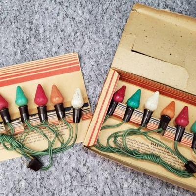 Antique christmas lights
