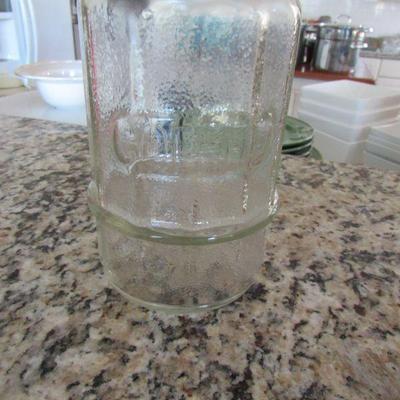Old hoosier cabinet coffee jar