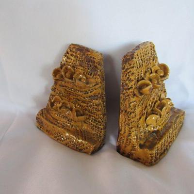 Evans pottery book ends - All Evans pottery will not be discounted.  We will take offers on any remaining pieces on Sunday