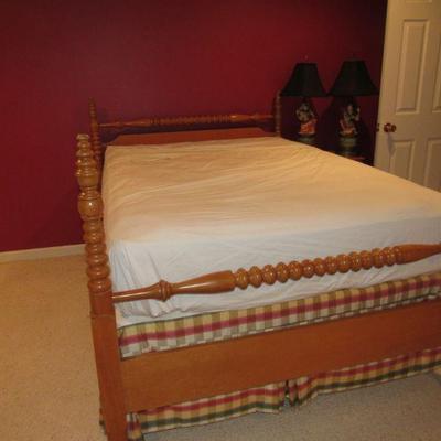 Full size bed with matching dresser, chest and nightstand available
