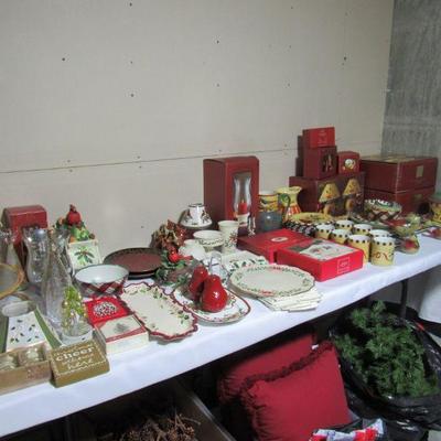 Lenox Christmas dishes and more