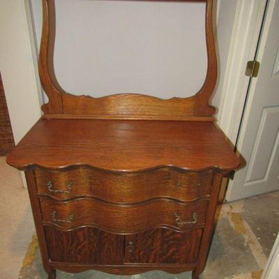 Oak wash stand